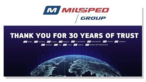 MILŠPED GROUP Celebrates 30 Years of Operation
